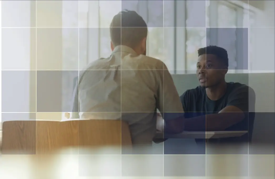 Business discussion with PROPHET value icons